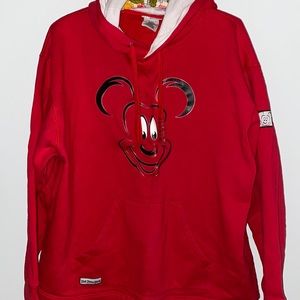 Disney Mickey Heavy Hooded Sweatshirt NWOT